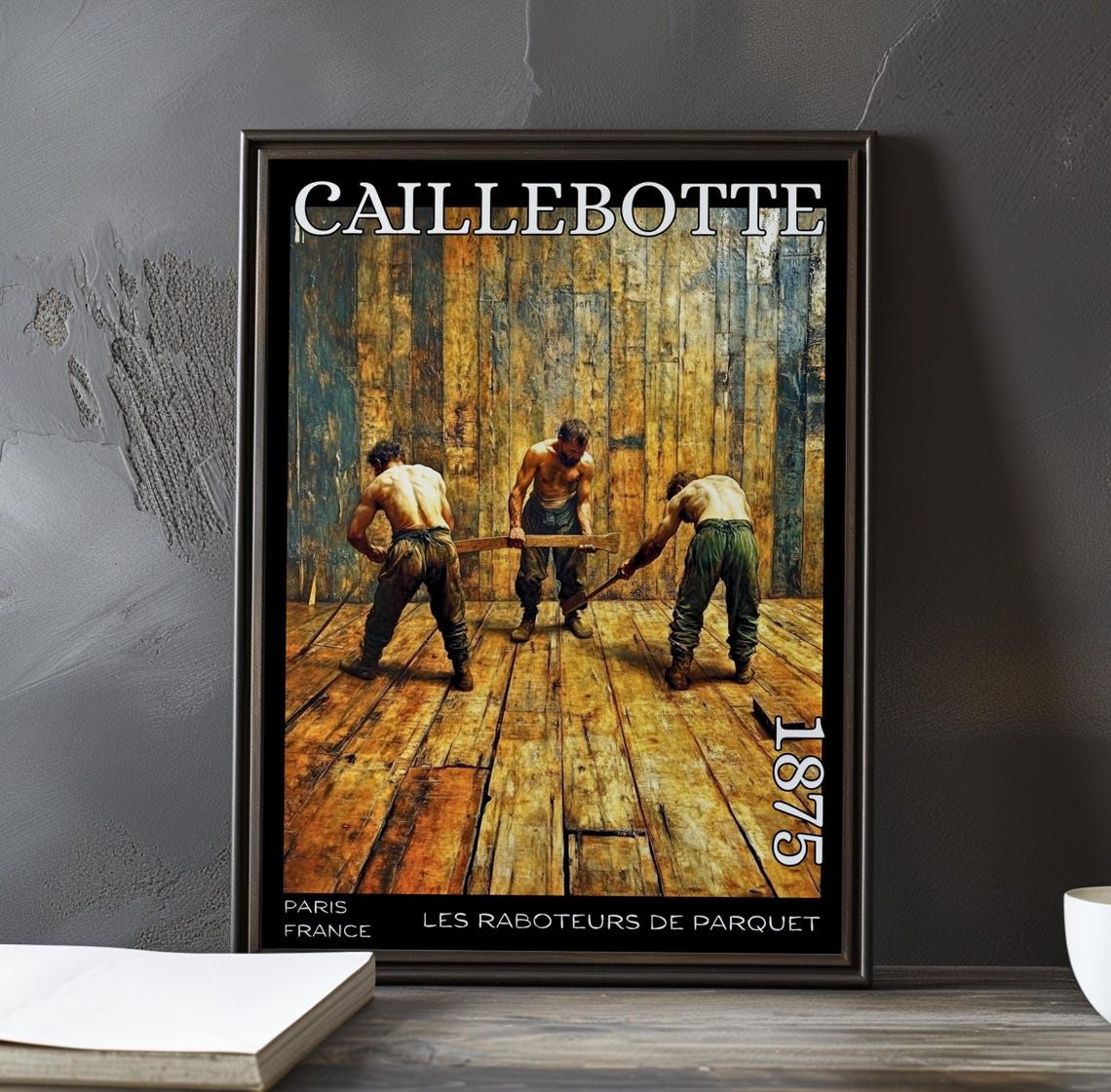 Caillebotte Les Raboteurs de Parquet Floor Planing Scene Poster