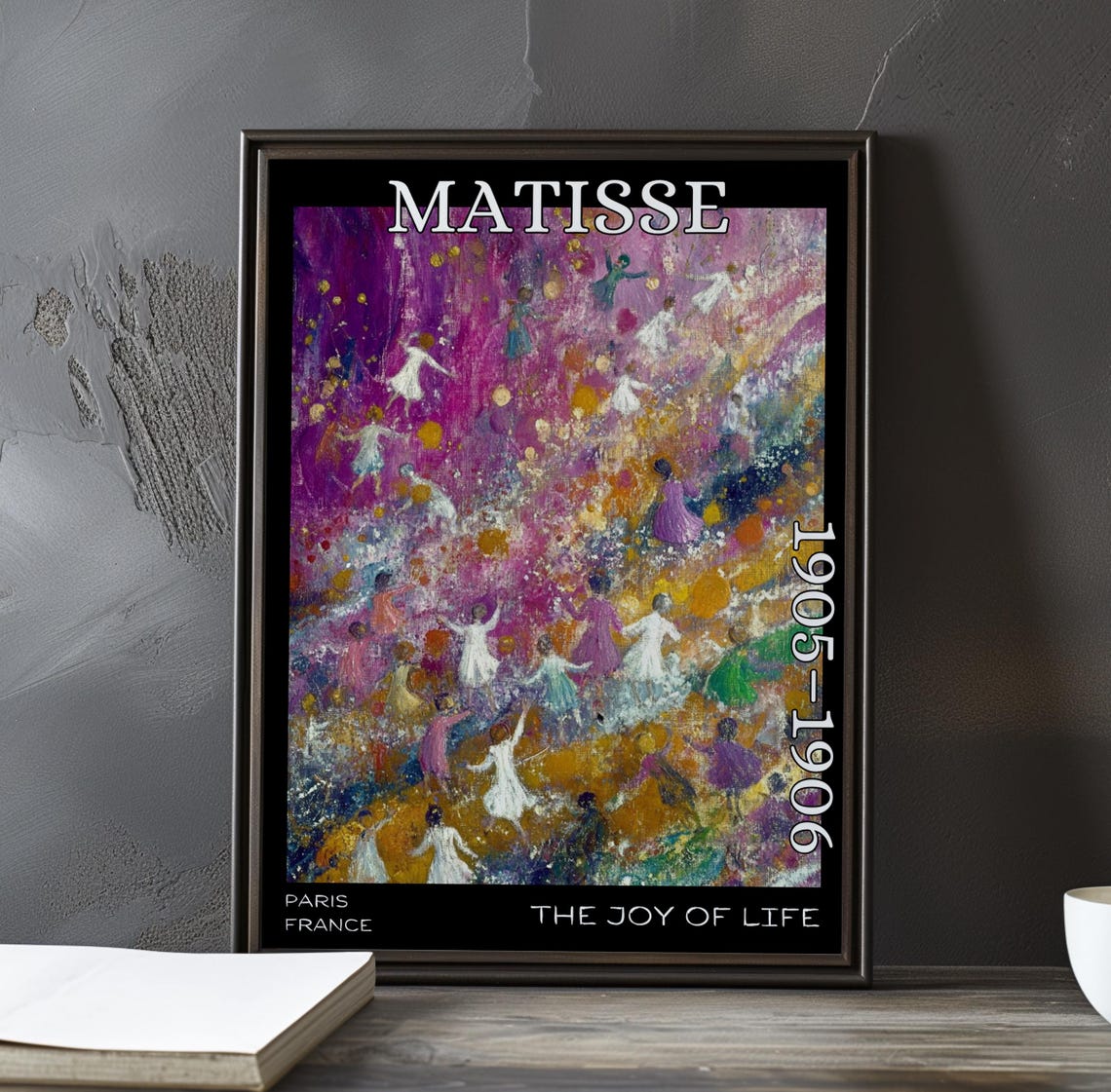 Henri Matisse The Joy of Life Purple Celebration Dance Poster