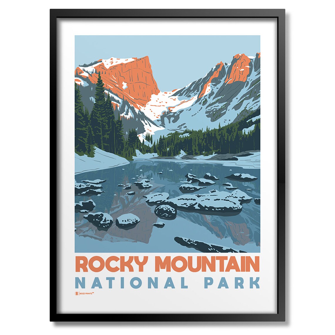 Rocky Mountain National Park Dream Lake Art Print
