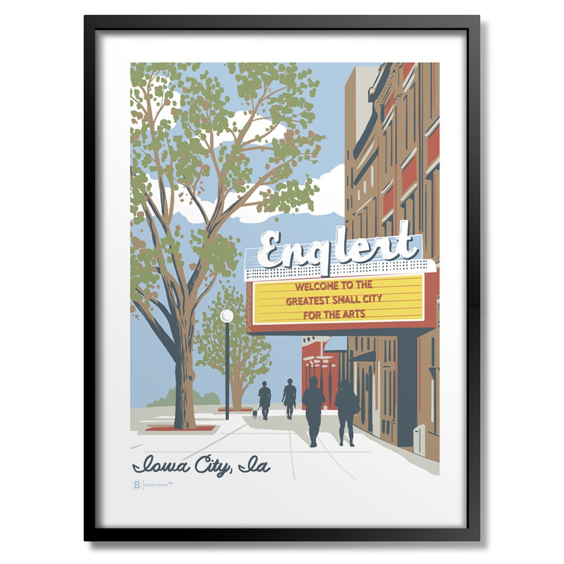 Iowa City Greatest Small City For The Arts Art Print