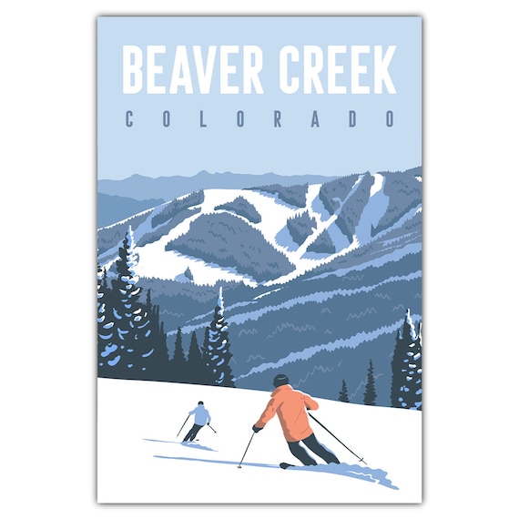 Beaver Creek Slopes Travel Poster