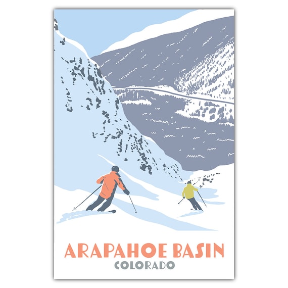 Arapahoe Basin Ski Travel Poster
