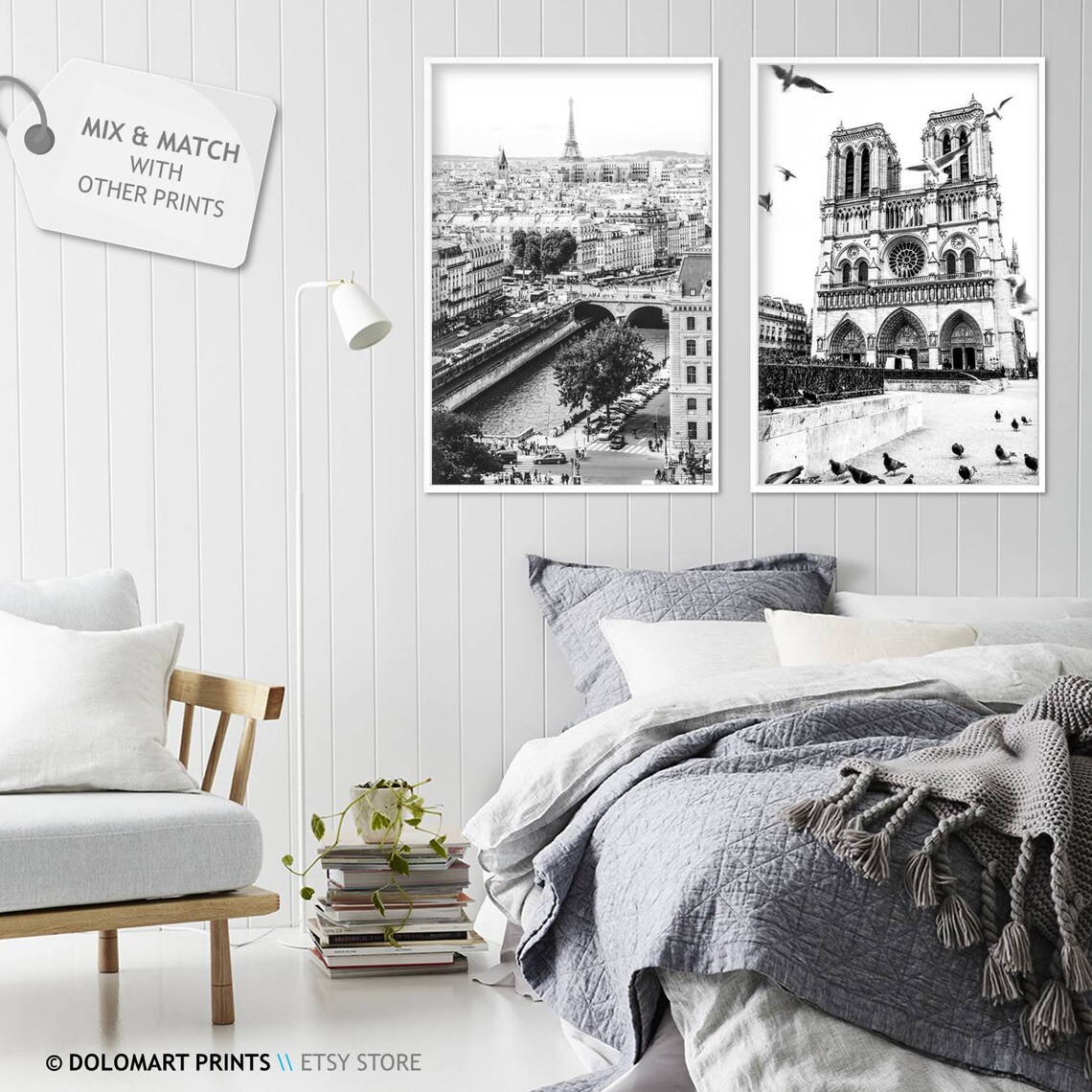 Notre Dame Paris Architecture Travel Poster - Image 2