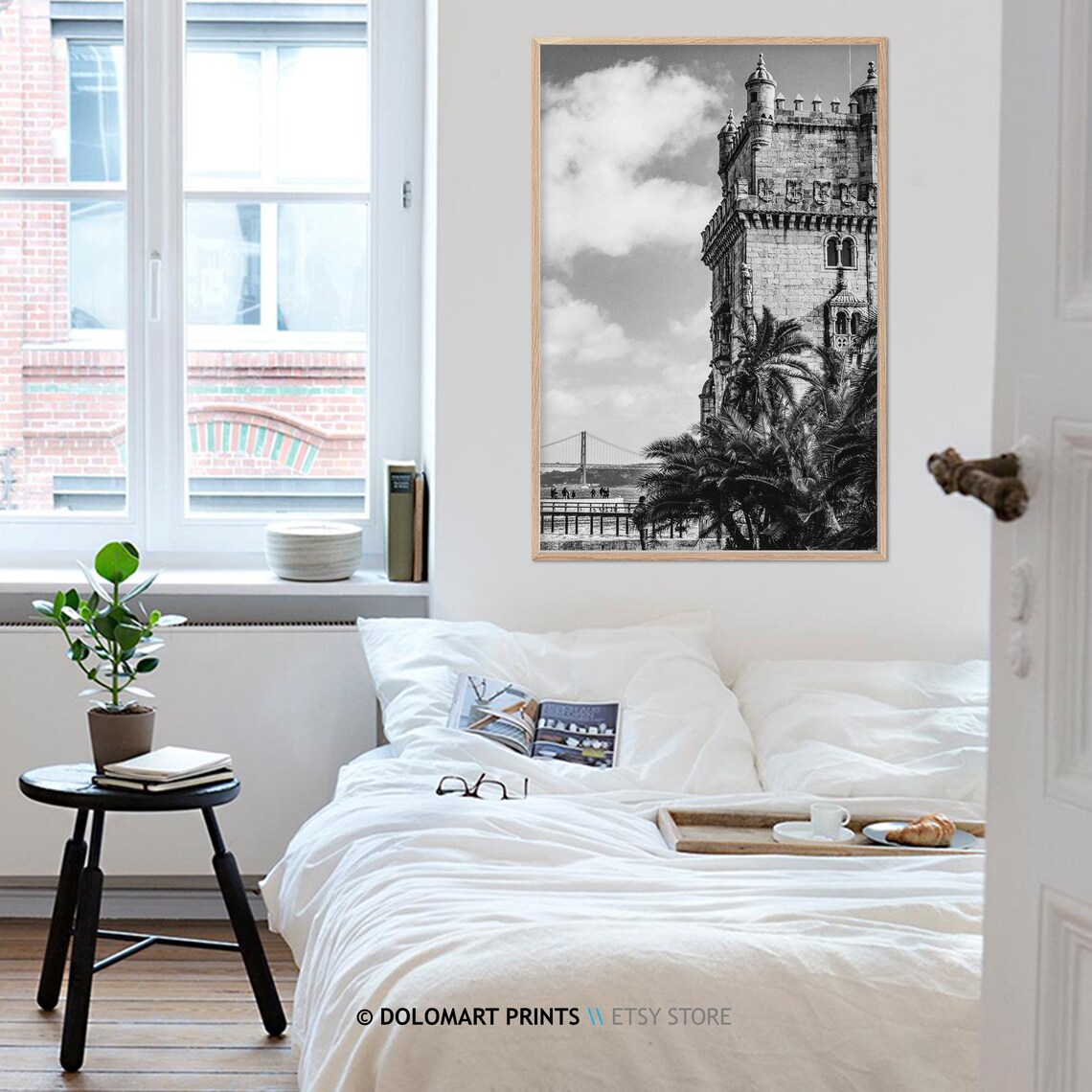 Lisbon Street Photography, Black And White Art Print - Image 4