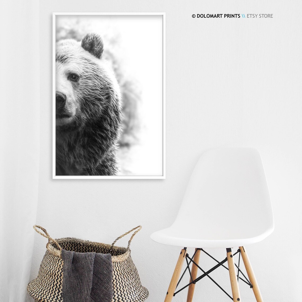 Bear Wilderness Photography Art Print, Grizzly Bear - Image 3