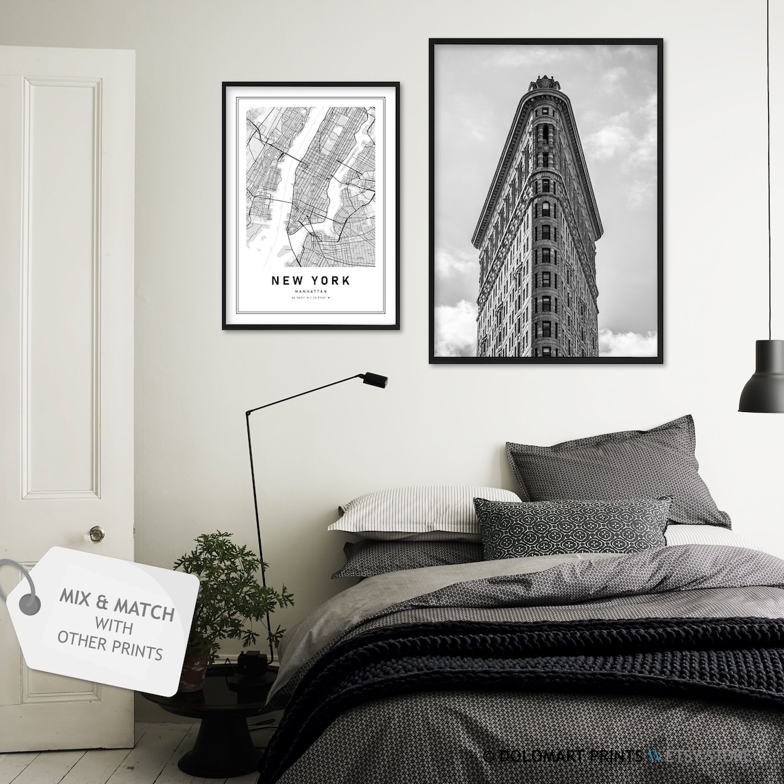 New York City Map, Manhattan Travel Poster - Image 2