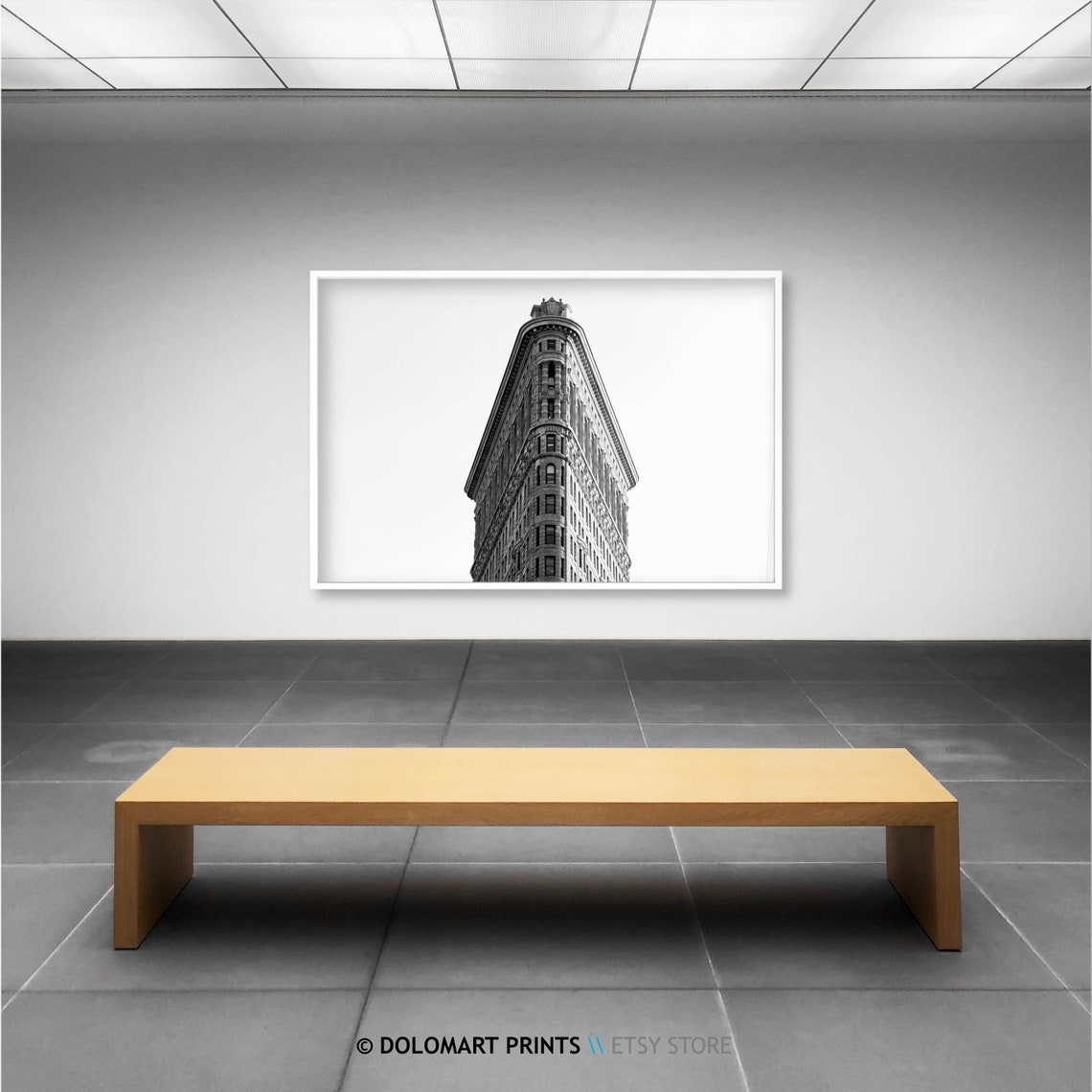 Flatiron Building Black And White New York City Architecture Poster - Image 2