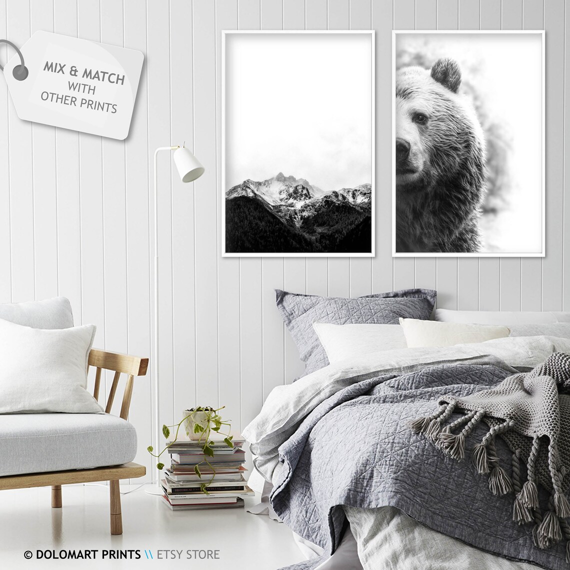 Bear Wilderness Photography Art Print, Grizzly Bear - Image 2