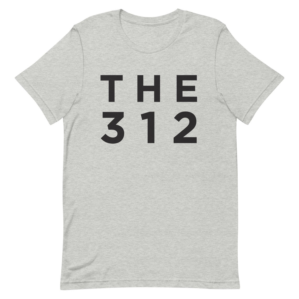 The 312 Bold White on Red Typography Area Code Tribute Wall Art - Image 5