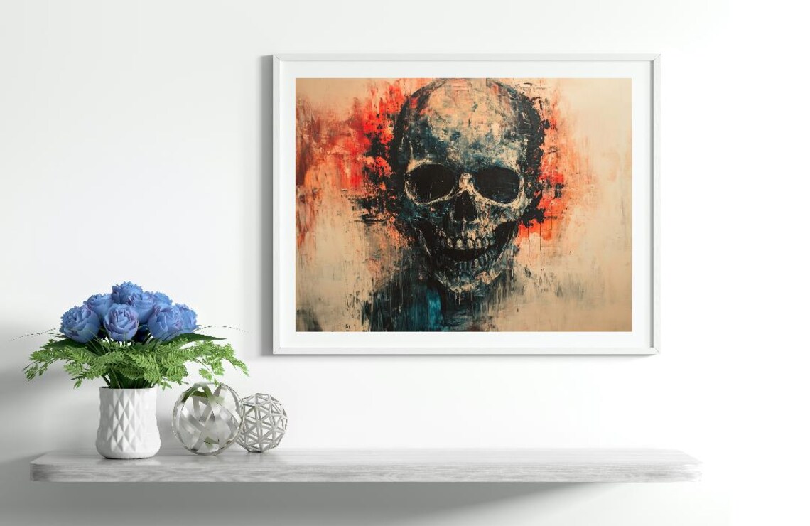Skull Art Print