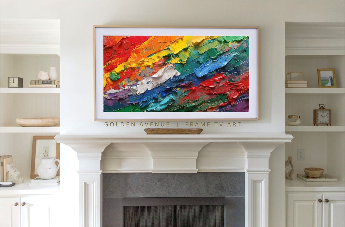 Pride Month Rainbow Flag Art Print, LGBTQ Decor - Image 2