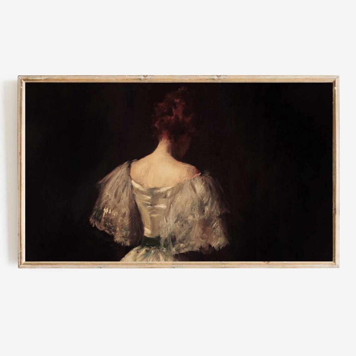 Vintage Spring Oil Painting Art Print for TV