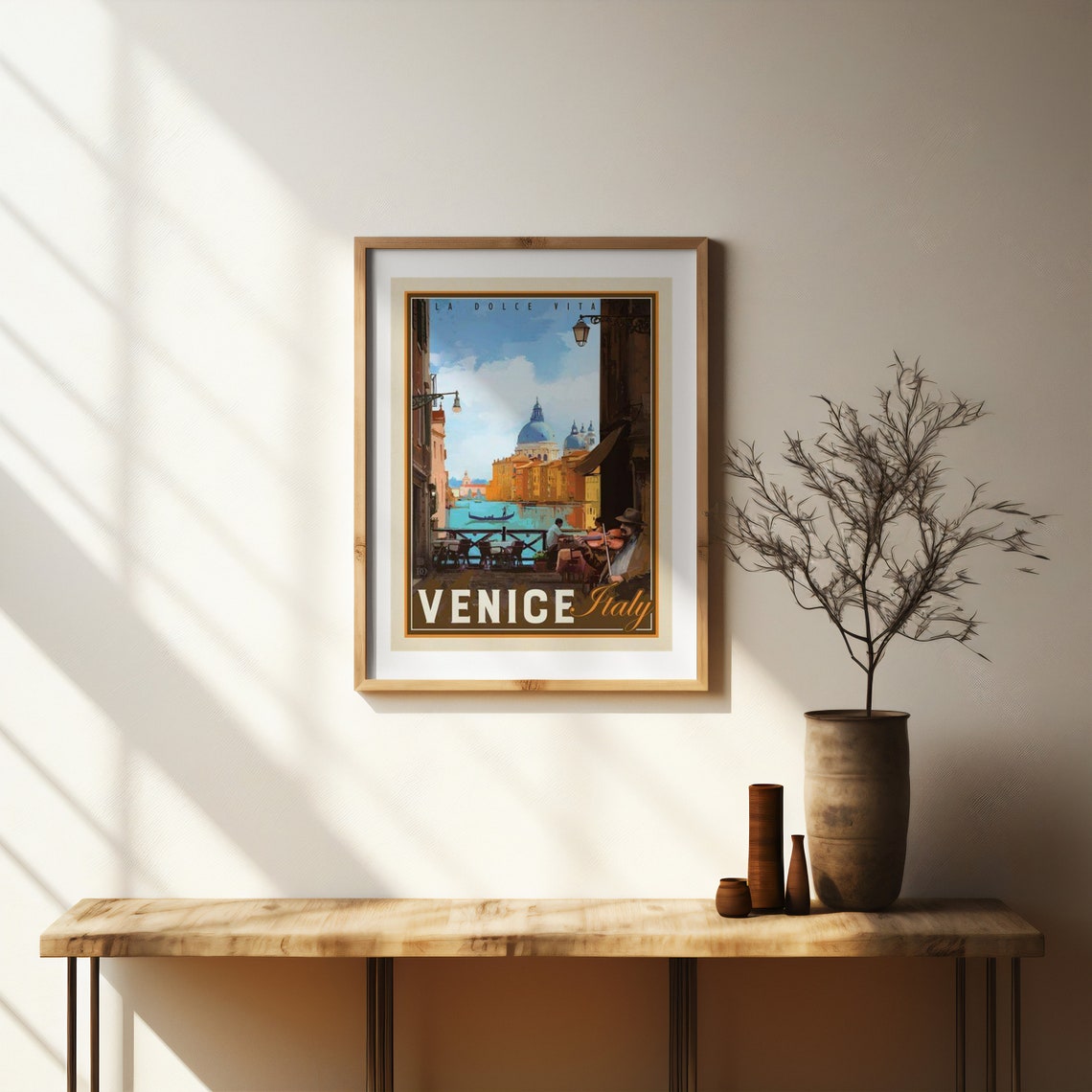 Venice Art Print Venezia Italy Art Print Travel Gift Travel Poster Venice City Print Venice Travel Poster Venice - Image 3