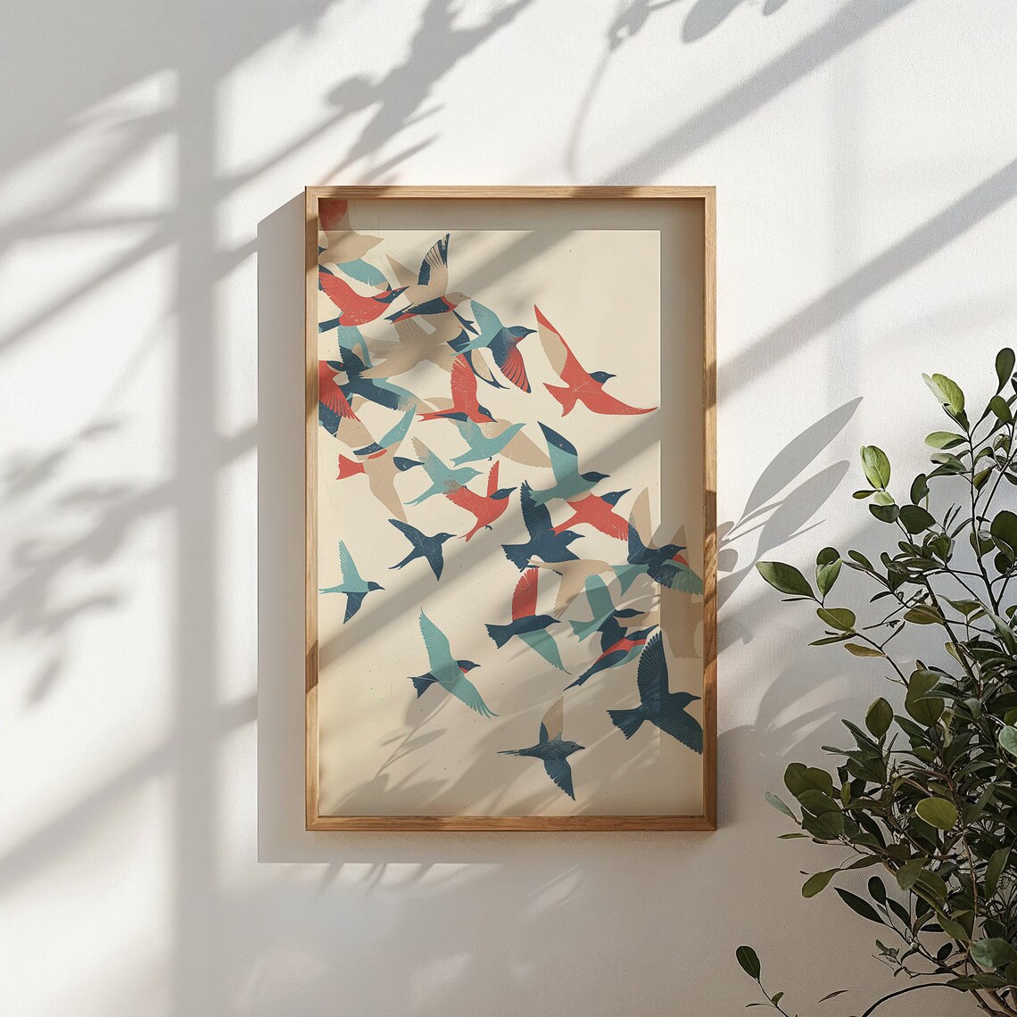 Bird Flock Nursery Wall Art, Migration Art Print - Image 5