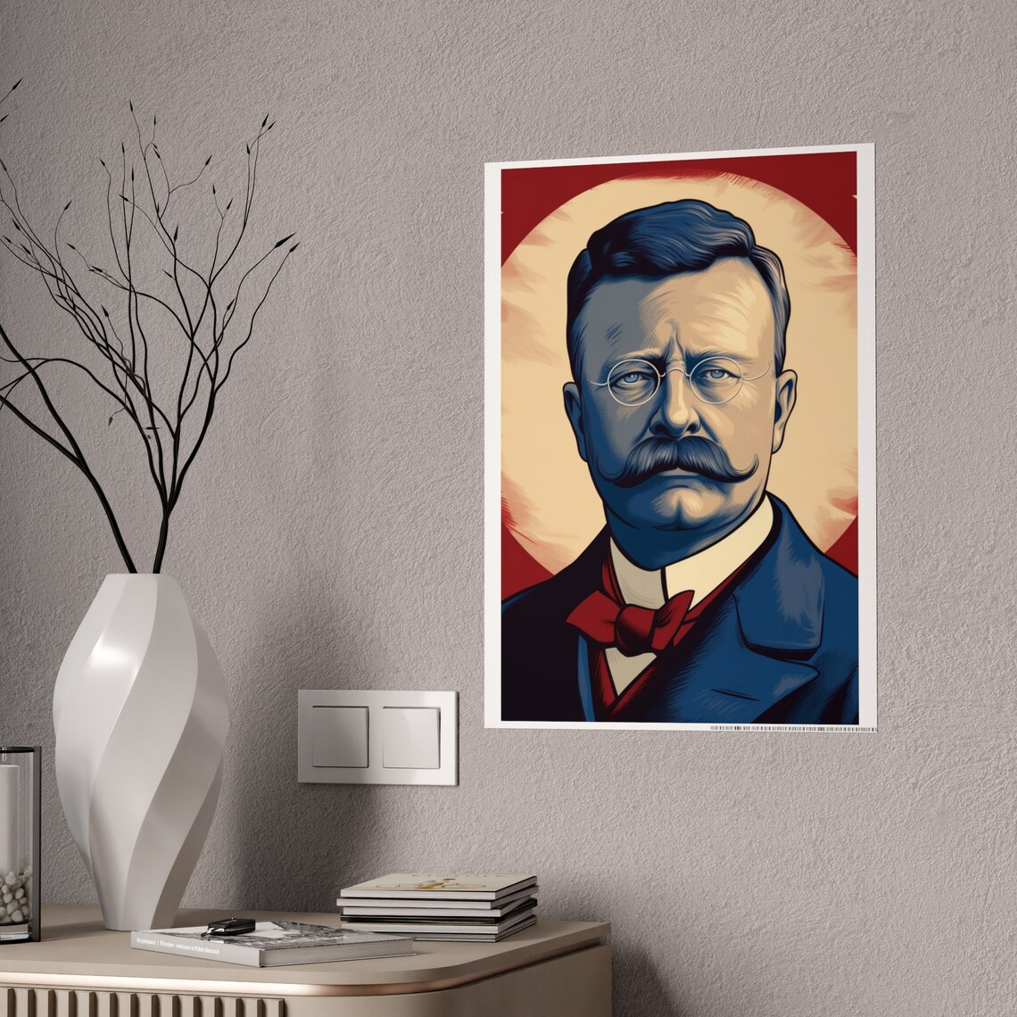Teddy Roosevelt Campaign Poster, Gift for Occasions - Image 5
