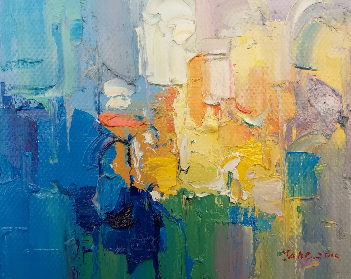 Abstract Oil Painting, Modern Art