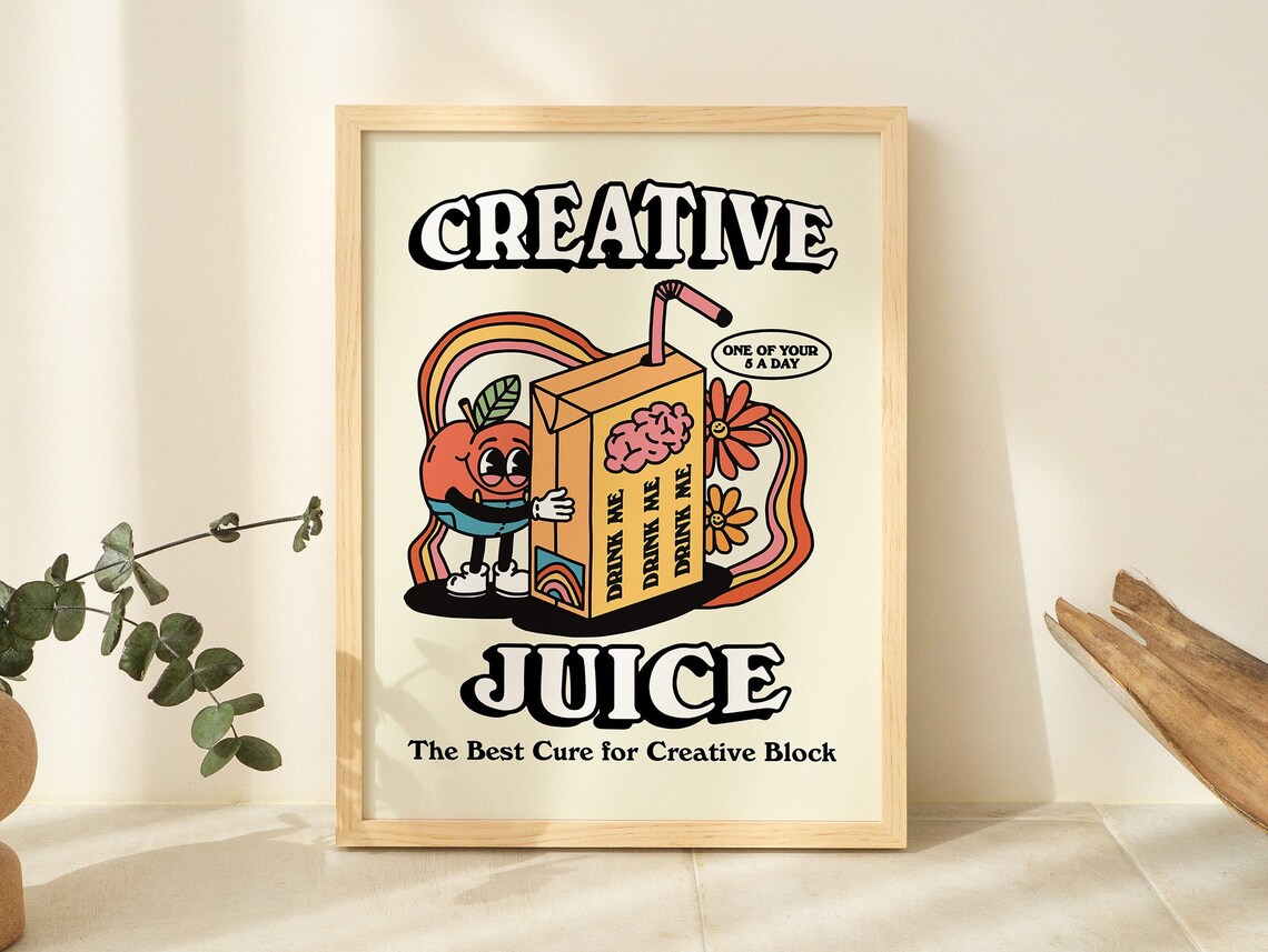 Creative Juice Vintage 70s Poster Illustration - Image 2
