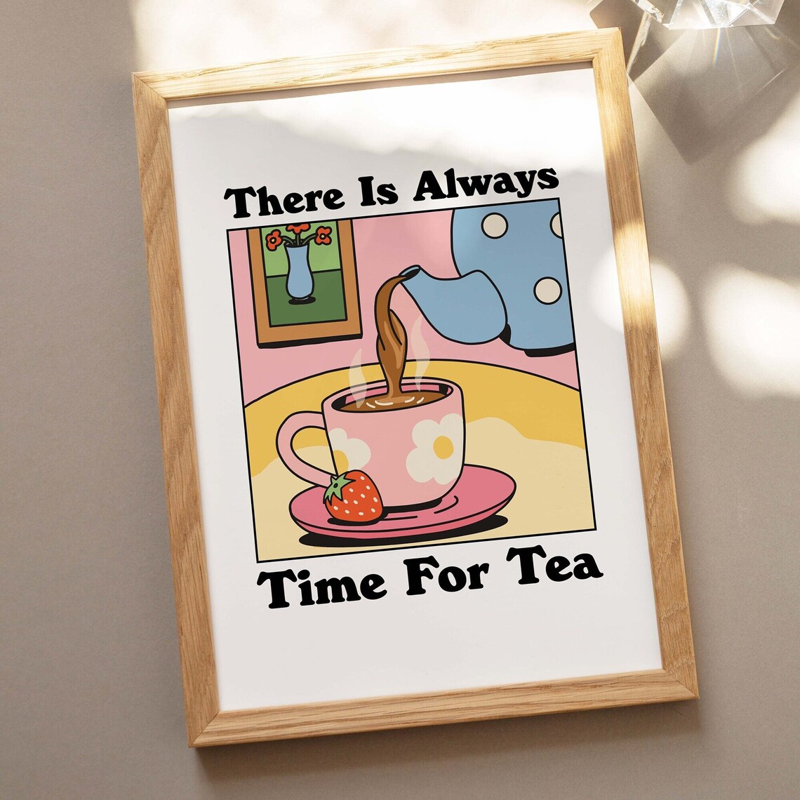Cafe Tea Retro Drink Poster, Kitchen Decor Art - Image 4