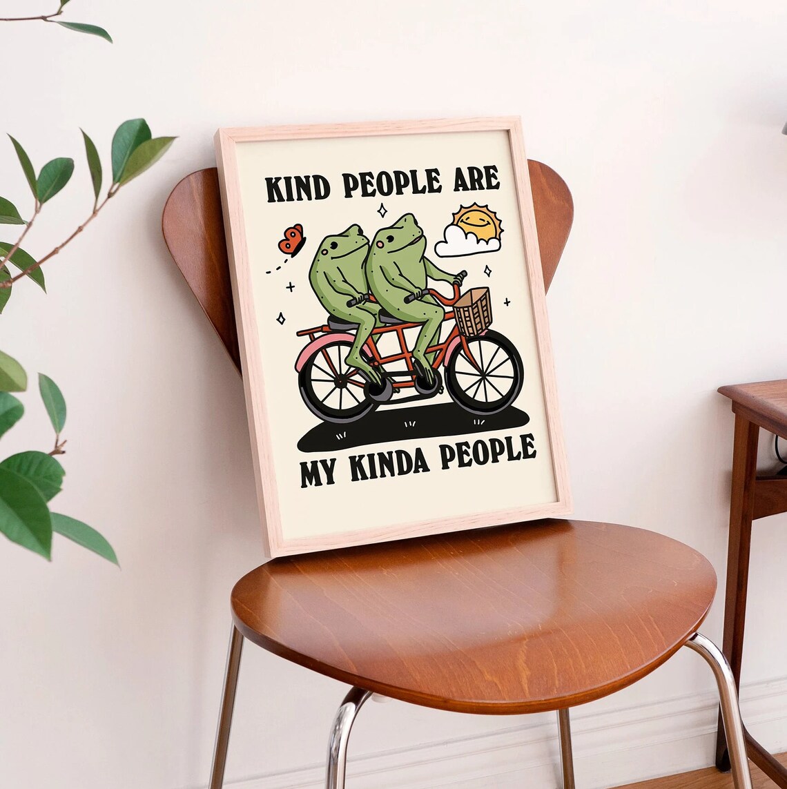 Frog Illustration Art Print, Cute Cottagecore Classroom Decor - Image 2