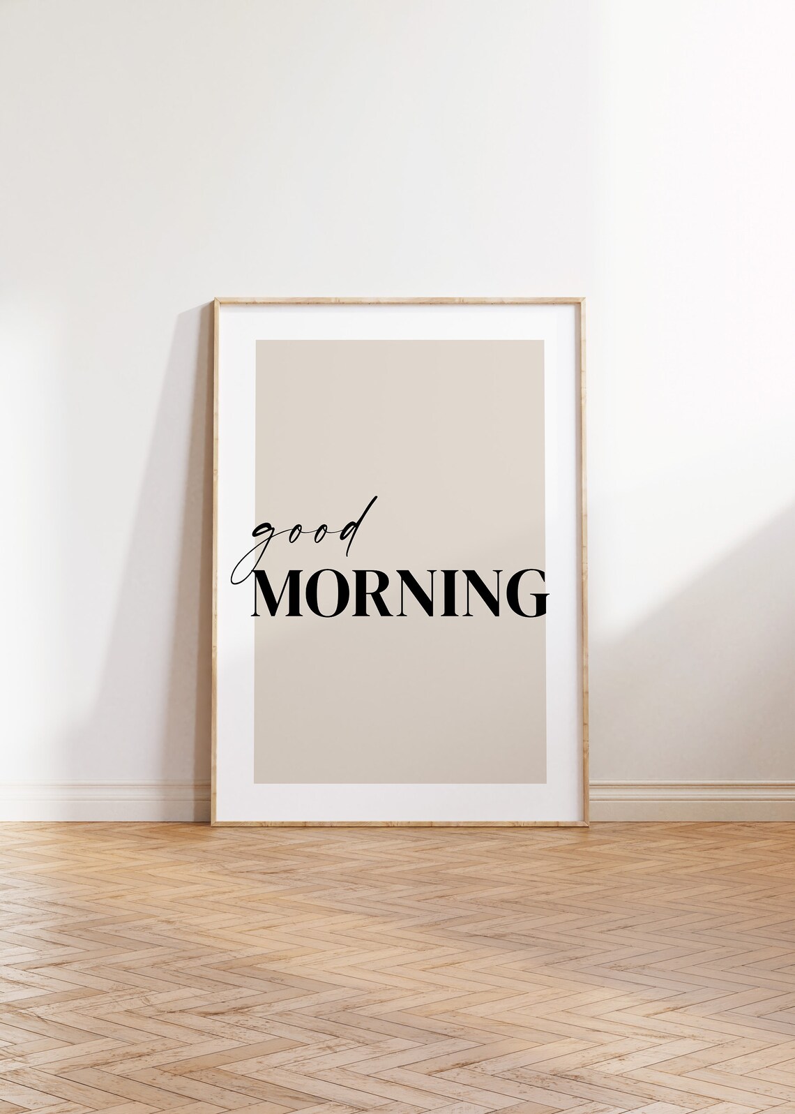 Bedroom Print in Beige, Above the Bed Decor - Image 3