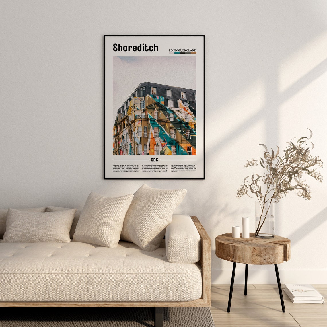 Shoreditch Poster Shoreditch Print Shoreditch Wall Art Europe Photo Europe Poster Europe Print Travel Poster - Image 2