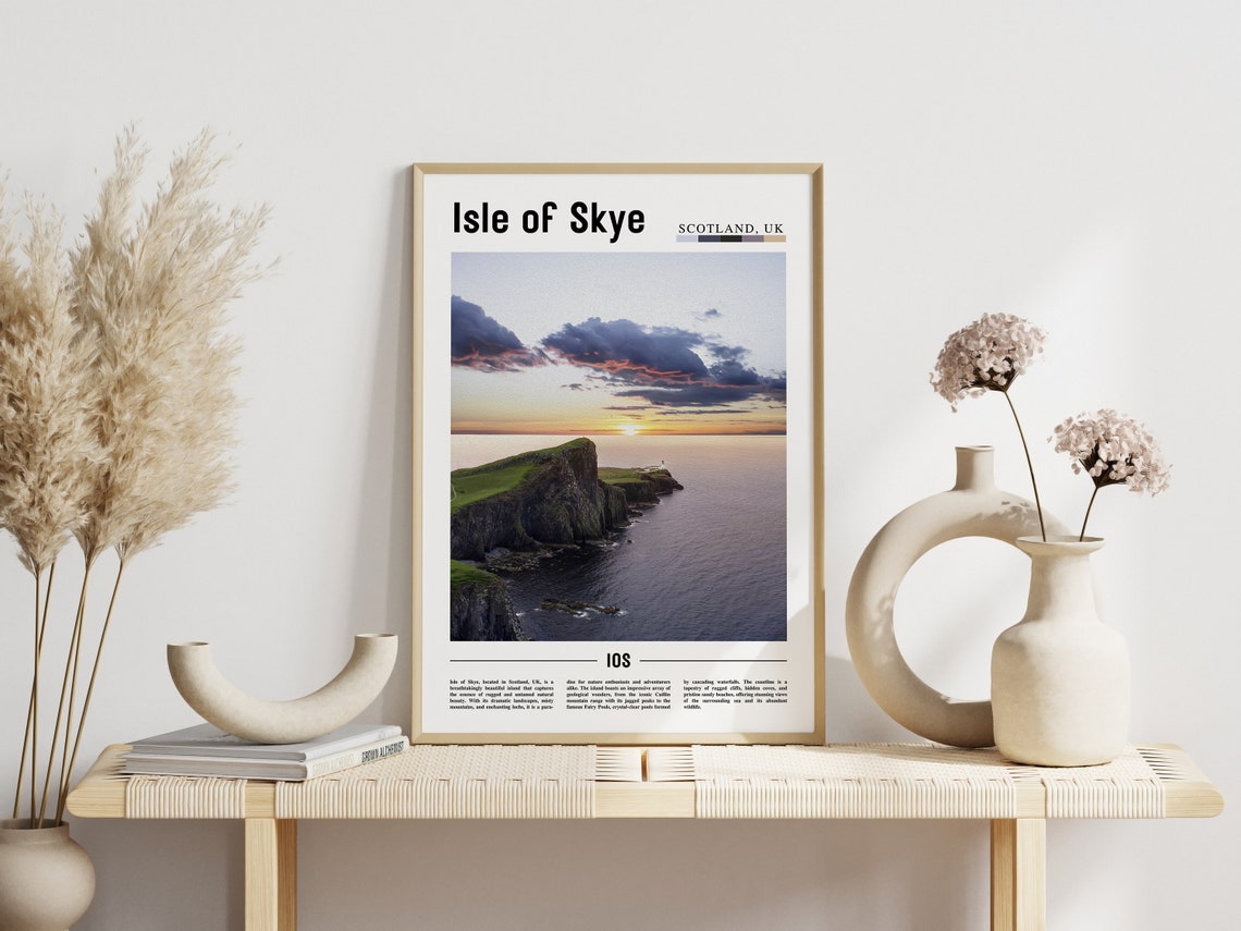 Isle Of Skye Poster Isle Of Skye Print Isle Of Skye Wall Art Europe Photo Europe Poster Europe Print Travel Poster - Image 6