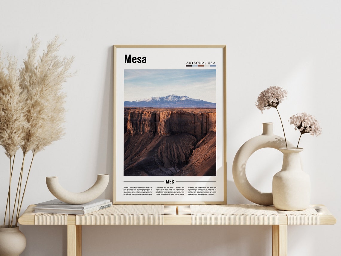 Mesa Poster Mesa Print Mesa Wall Art Mesa Photo United States Photo United States Poster United States Print - Image 5