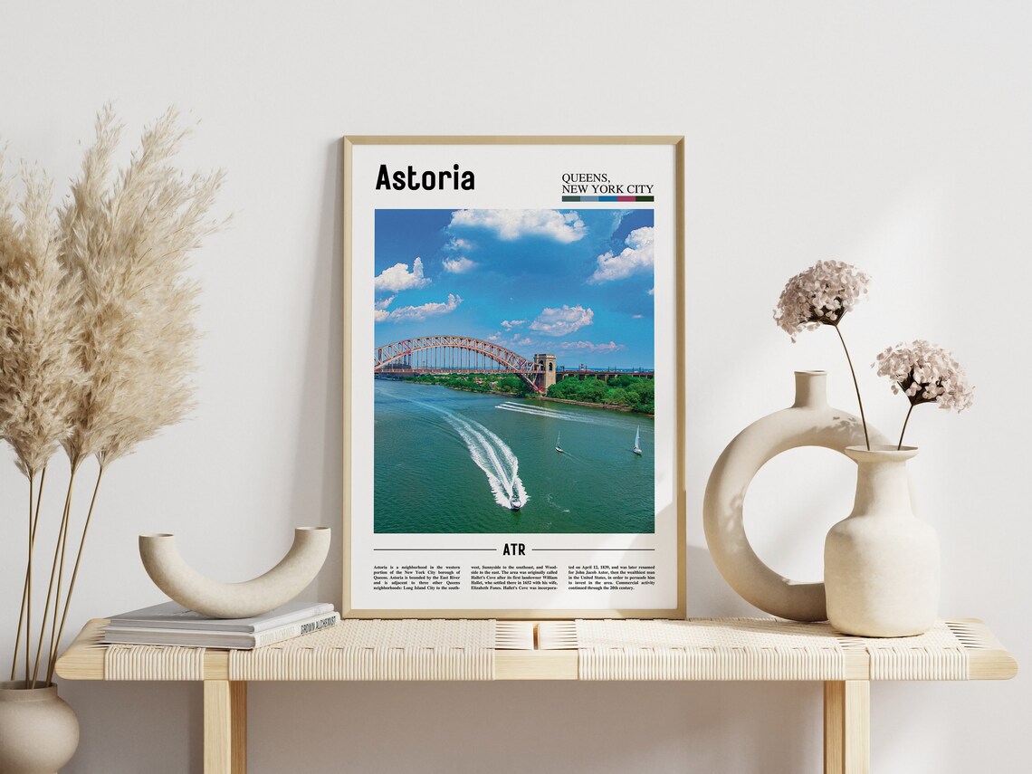 Astoria Travel Poster, Colorful City Artwork - Image 5