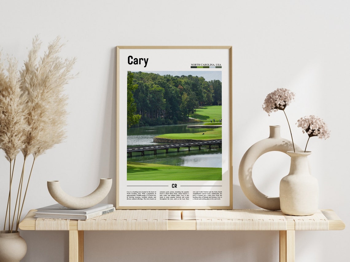 Cary Poster Cary Print Cary Wall Art United States Photo United States Poster United States Print - Image 5