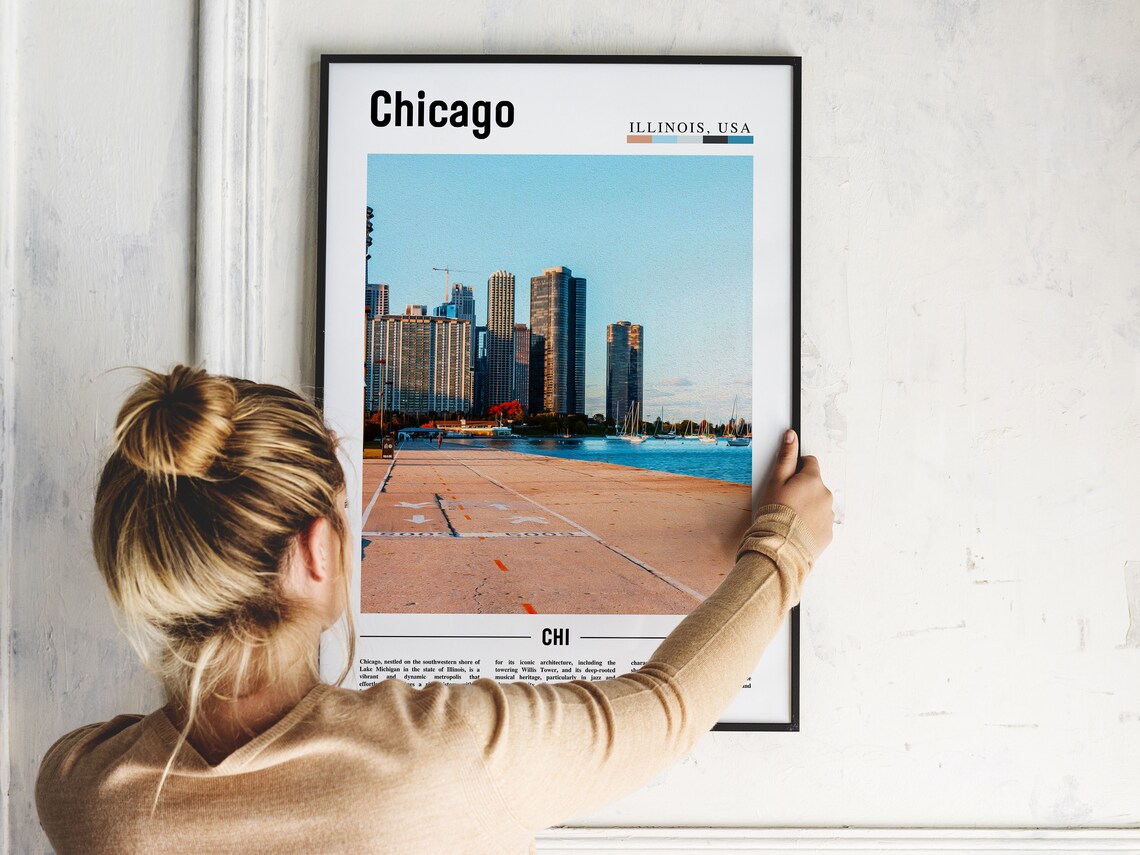 Chicago Travel Poster, United States Photo - Image 5