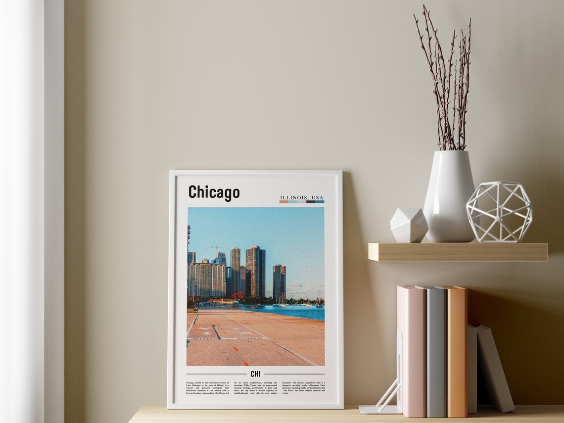Chicago Travel Poster, United States Photo - Image 3