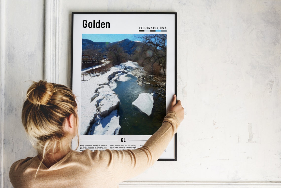 Golden Poster Golden Print Golden Wall Art United States Photo United States Poster United States Print - Image 4