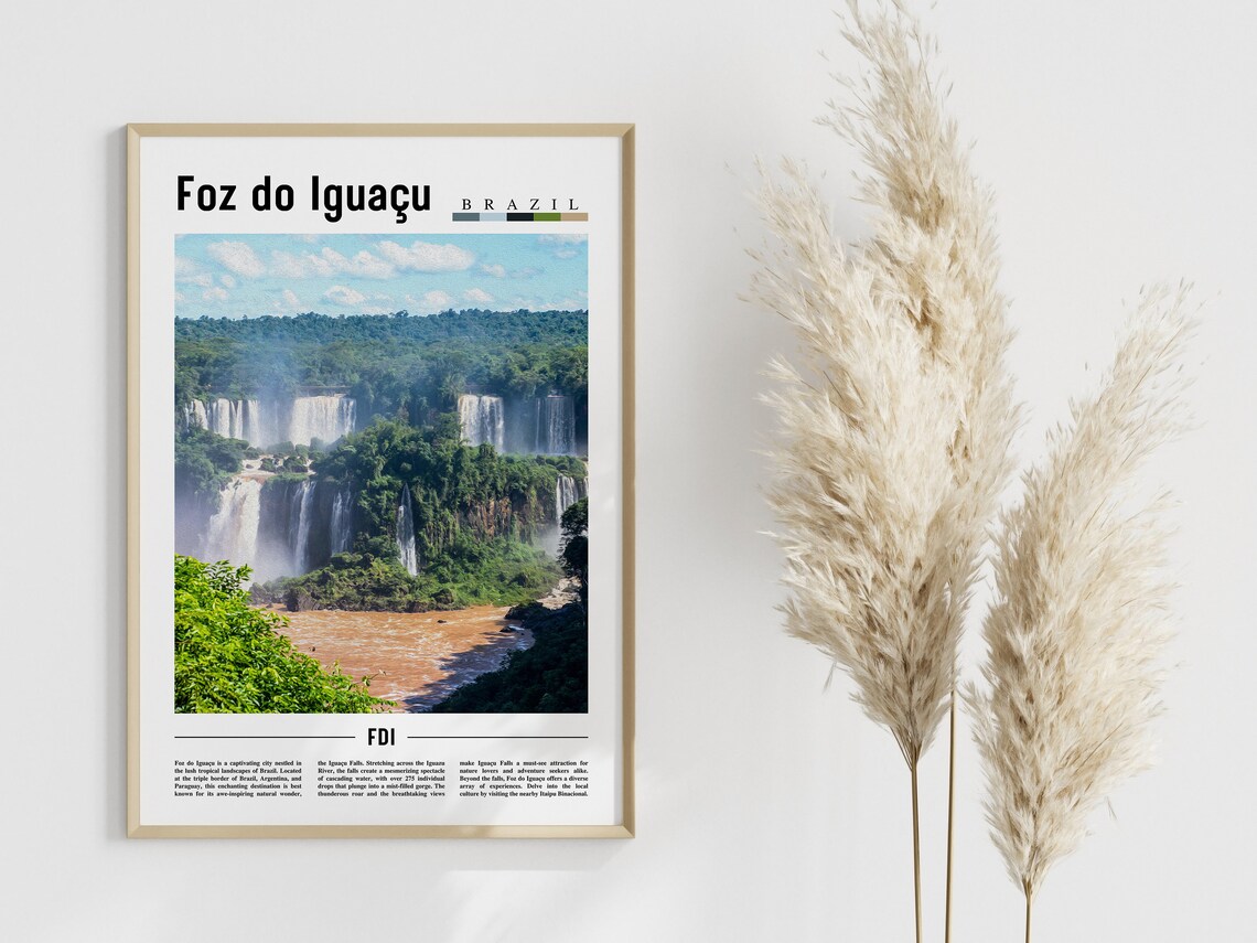 Foz Do Iguau Travel Poster, South America - Image 4