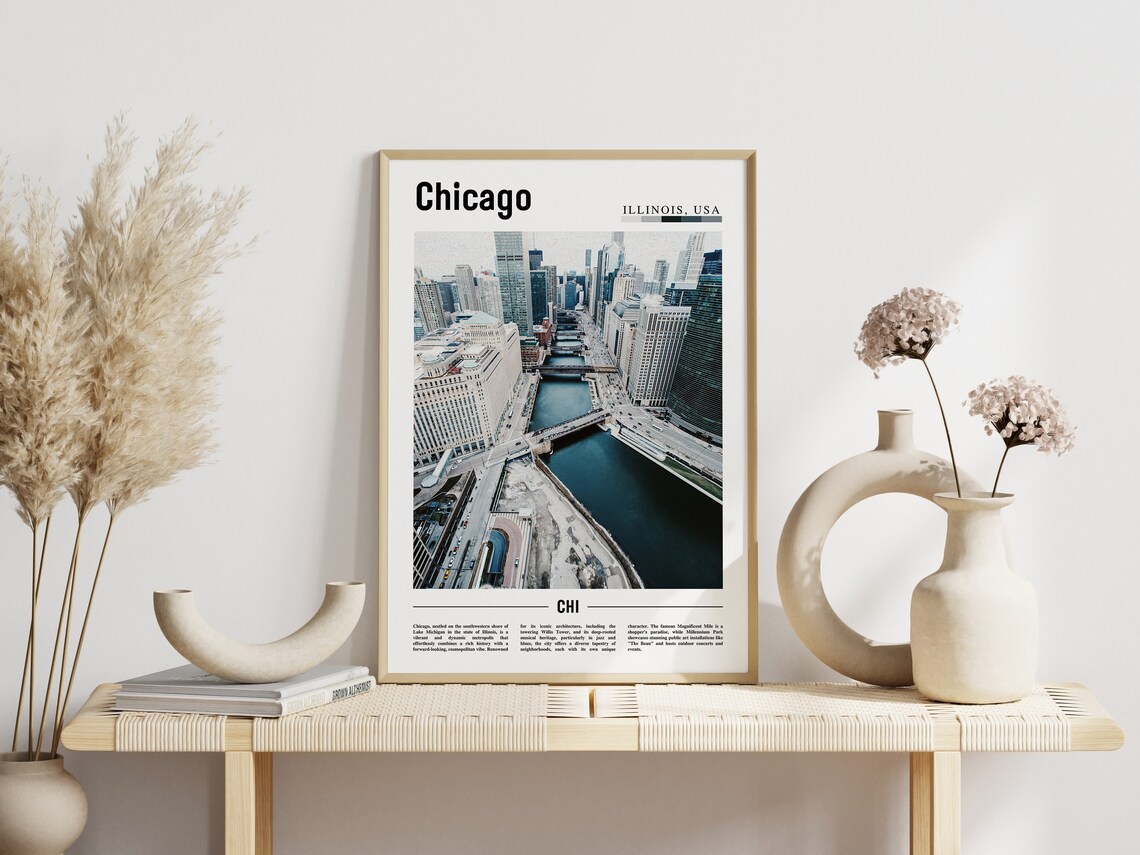 Chicago Travel Poster, United States Photo - Image 6