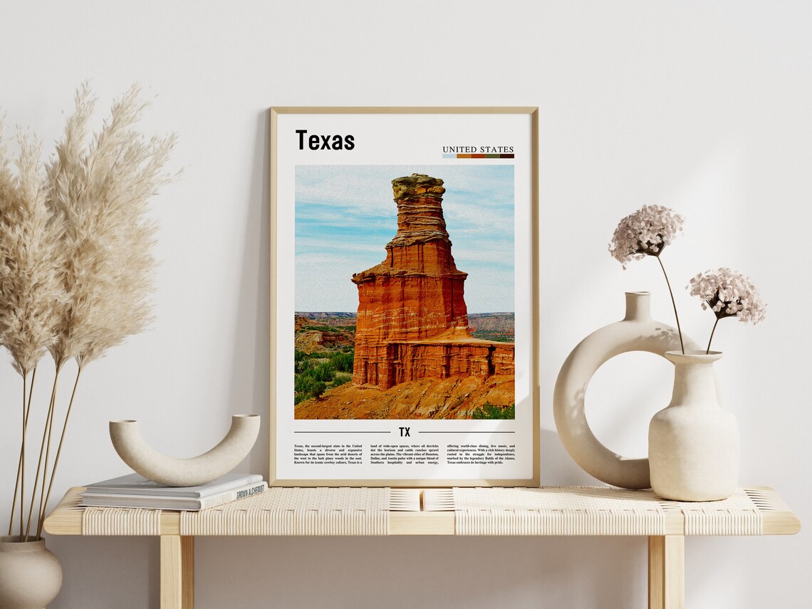 Texas Travel Poster, United States Photo - Image 6