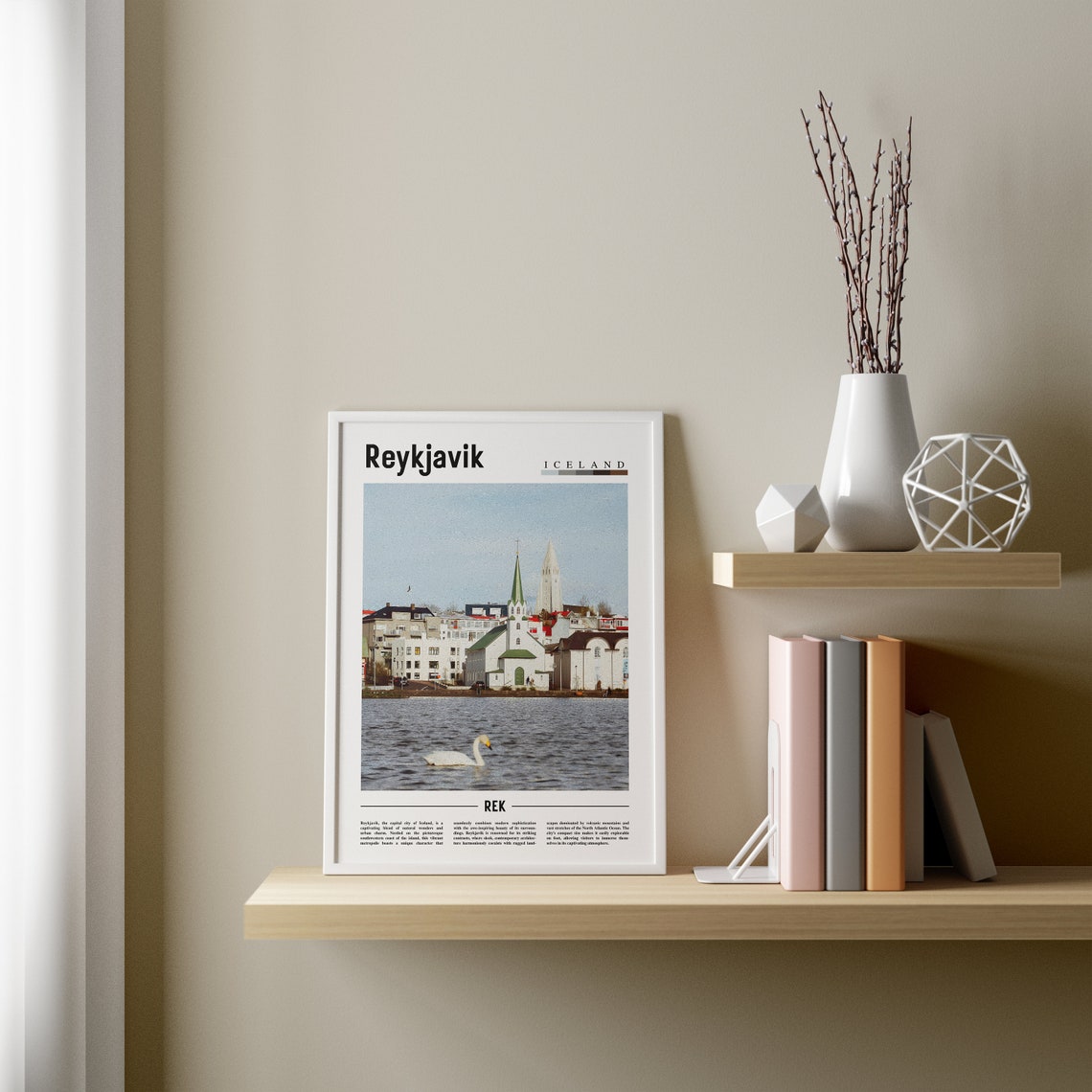 Reykjavik Poster Reykjavik Print Reykjavik Wall Art Europe Photo Europe Poster Europe Print Travel Poster - Image 3