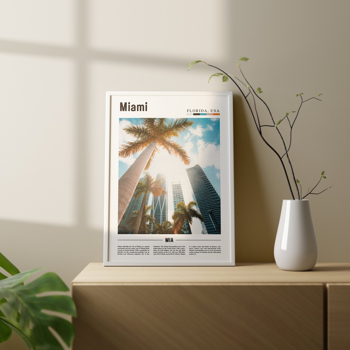 Miami Travel Poster, Colorful City Artwork - Image 2
