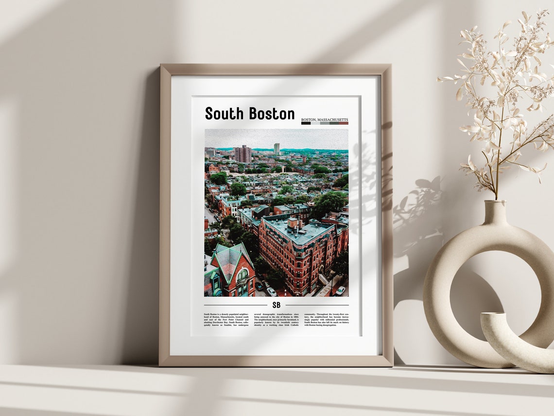 South Boston Poster South Boston Print South Boston Wall Art United States Photo United States Poster United States Print - Image 3