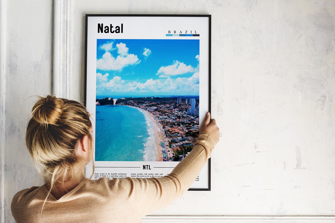Natal Travel Poster, South America Landmark - Image 5