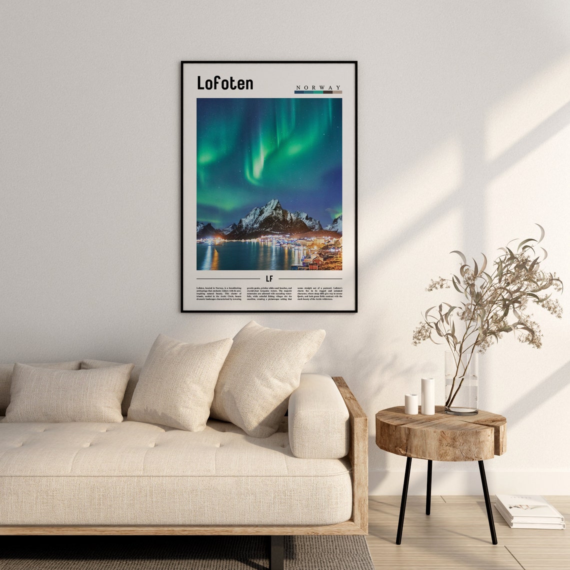 Lofoten Poster Lofoten Print Lofoten Wall Art Europe Photo Europe Poster Europe Print Travel Poster - Image 2