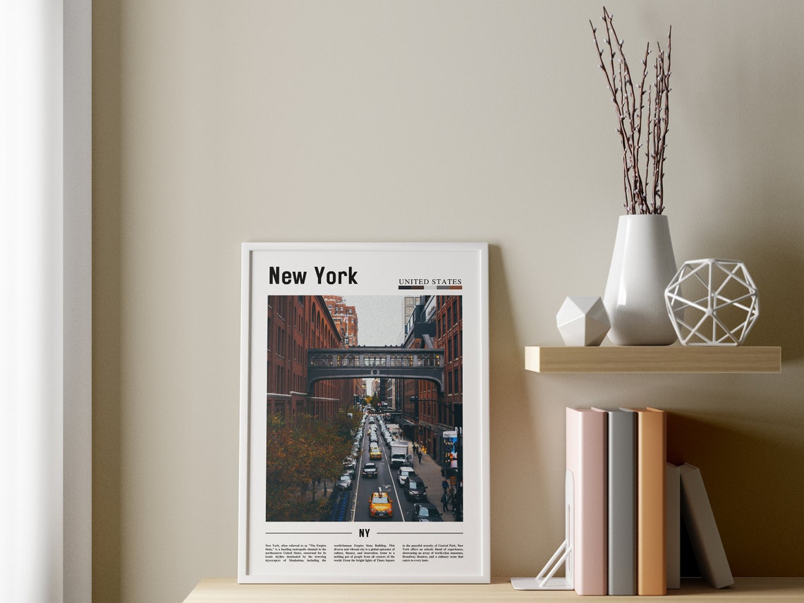 New York Poster New York Print New York Wall Art Ny Photo Ny Poster Ny Print New York Photo Travel Poster - Image 3
