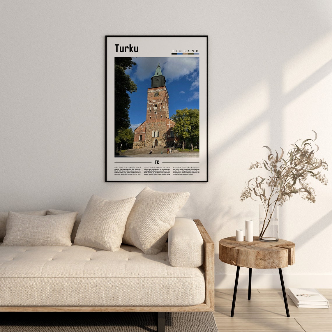 Turku Poster Turku Print Turku Wall Art Europe Photo Europe Poster Europe Print Travel Poster - Image 2