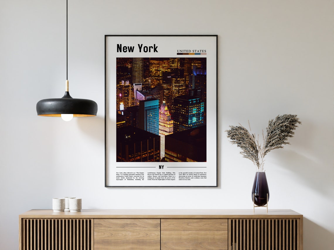New York Poster New York Print New York Wall Art Ny Photo Ny Poster Ny Print New York Photo Travel Poster - Image 4