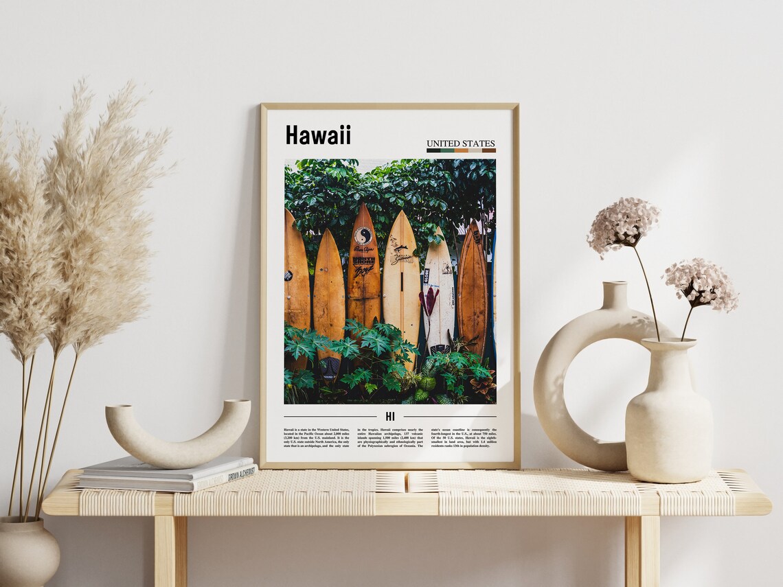 Hawaii Travel Poster, United States Photo - Image 6