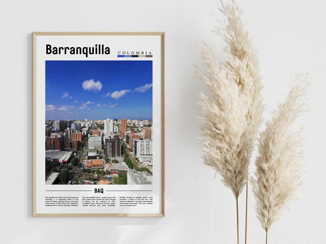 Barranquilla Travel Poster, South America - Image 4