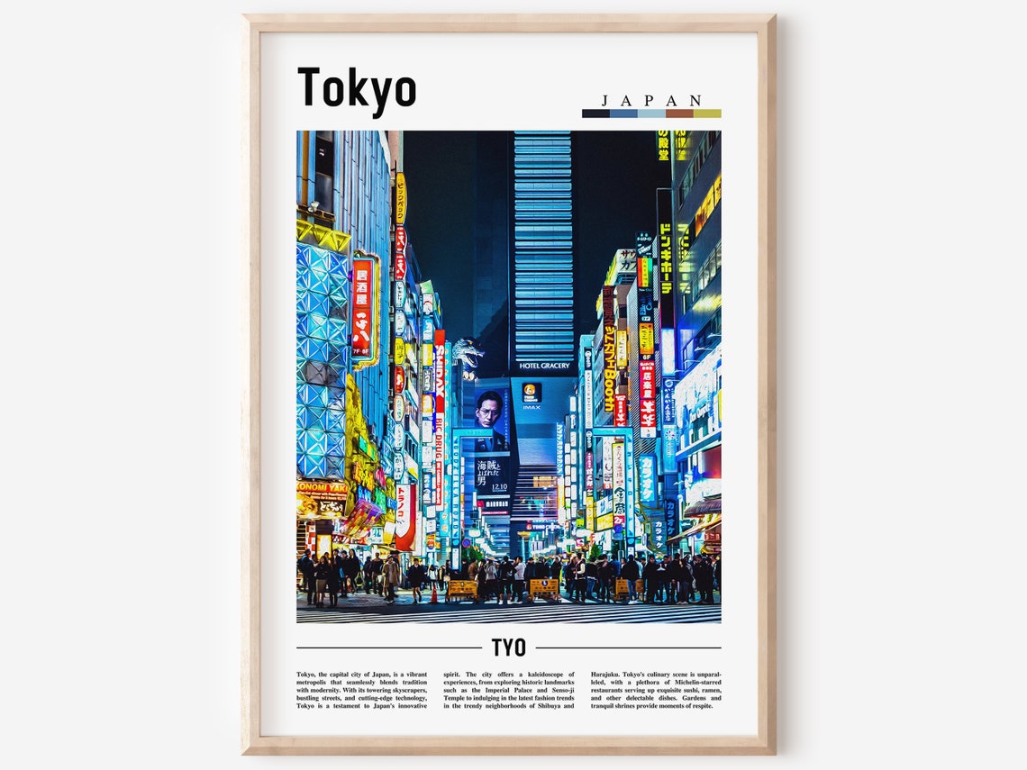 Tokyo Minimal Travel Poster