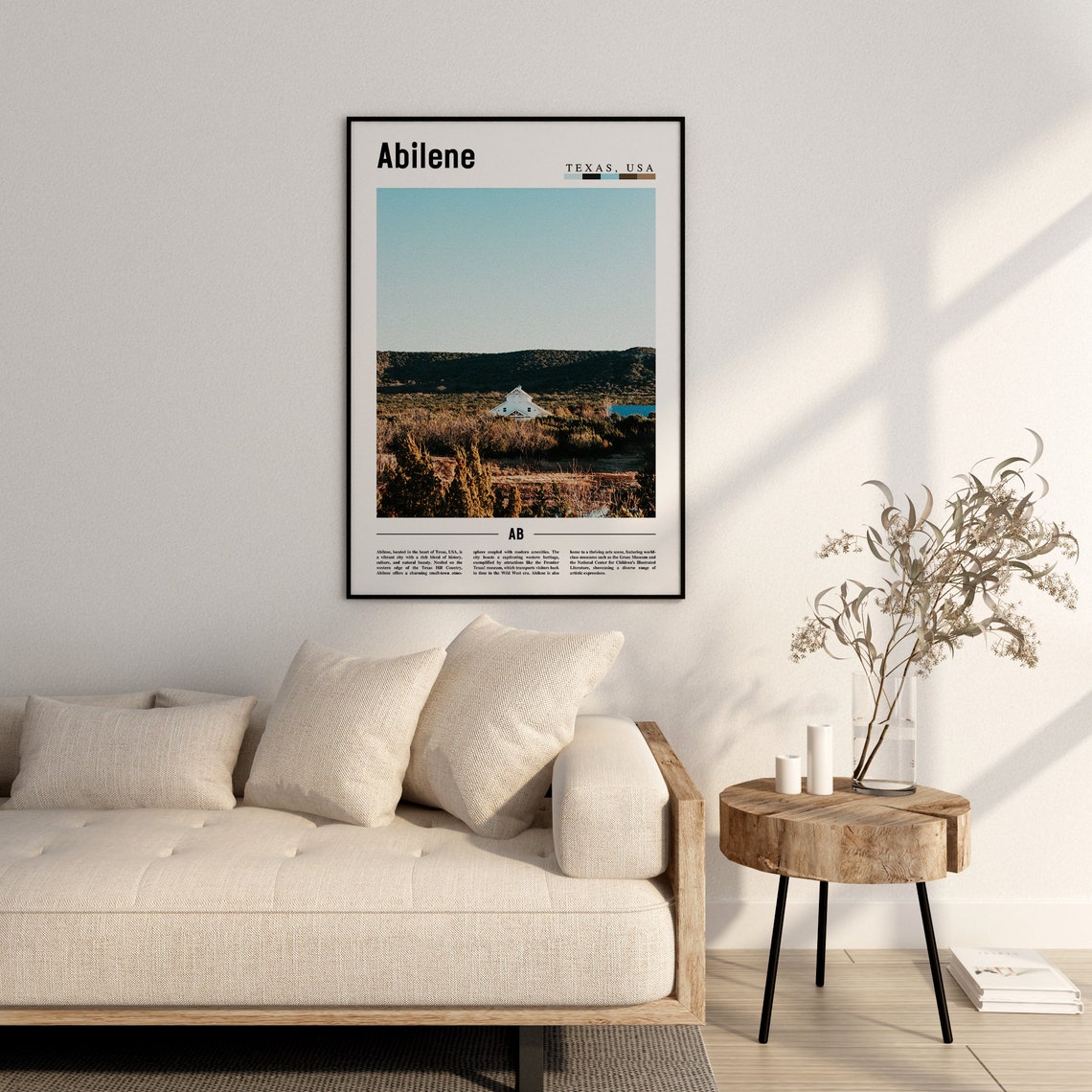Abilene Poster Abilene Print Abilene Wall Art United States Photo United States Poster United States Print - Image 2