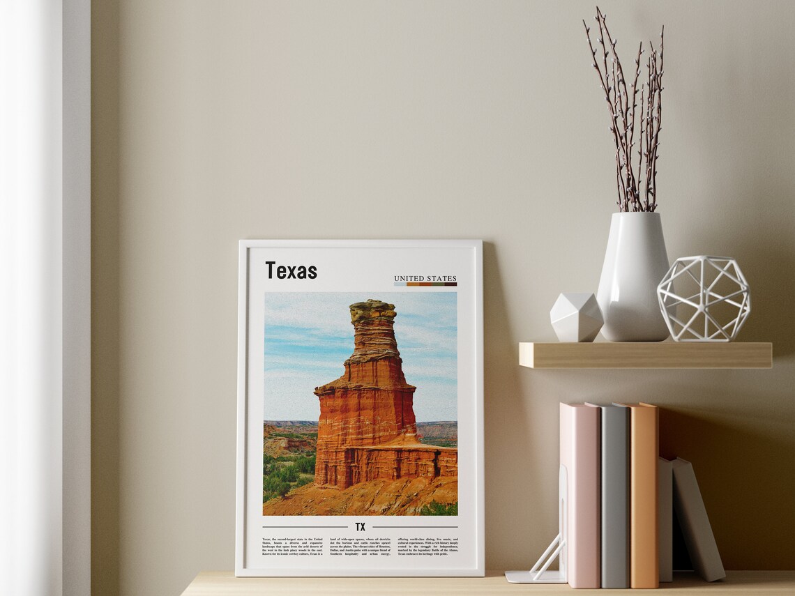 Texas Travel Poster, United States Photo - Image 3