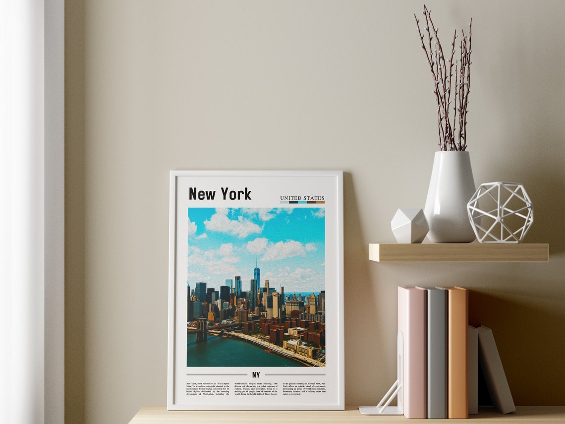 New York Poster New York Print New York Wall Art Ny Photo Ny Poster Ny Print New York Photo Travel Poster - Image 3