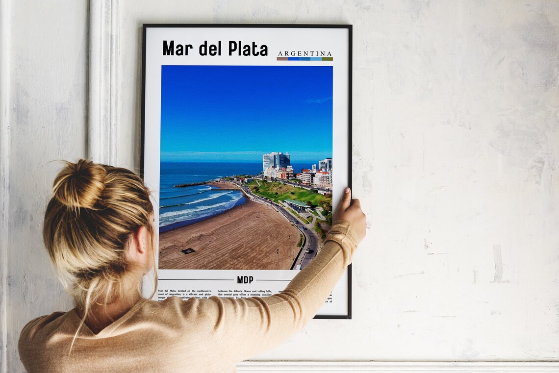 Mar Del Plata Travel Poster, South America - Image 5